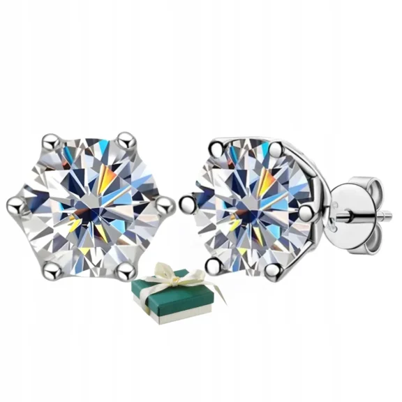 Kolczyki diament